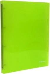 Pořadač A4 se 4 kroužky eCollection zelený