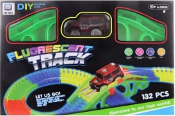 Dráha s autíčkem na baterie