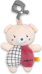 Plyšová závěsná hračka se zvukem Baby Mix