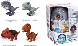 Dinosaurus ve vajíčku se světelnými a zvukovými efekty – stavebnice