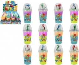 sliz se sympatickým dinosaurem slimy