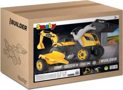 Šlapací traktor Builder Max s bagrem a vozíkem