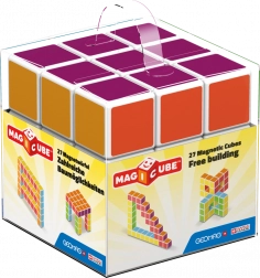 Magnetické kostky GEOMAG Magicube Free Building – sada 27 kostek