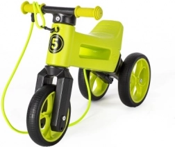 Odrážedlo Funny Wheels Rider SuperSport 2v1 s popruhem – Zelené