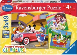 Puzzle RAVENSBURGER MICKEYHO KLUBÍK 3×49 dílků