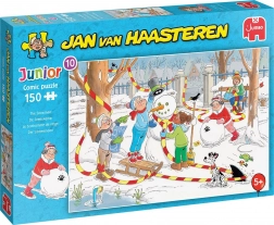 Puzzle JUMBO Jan van Haasteren Junior: Sněhulák 150 dílků