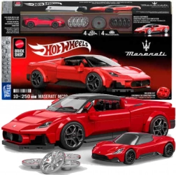 Hot Wheels stavebnice Maserati MC20 1:32 – 250 dílků