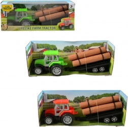 Traktor s přívěsem na setrvačník