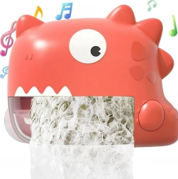 Dinosauří výrobník pěny do koupele WOOPIE oranžový