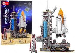 Stavebnice Kosmická stanice s raketou a satelity