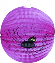 Lampion Halloween pavouk 25 cm