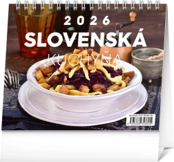Stolní kalendář Slovenská kuchyně 2026