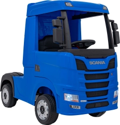 Dětské elektrické odrážedlo SCANIA R‑SERIES, modré