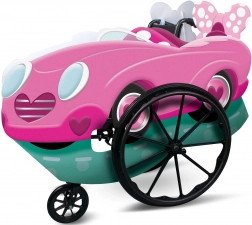 Karnavalový kostým vozidlo MINNIE pro invalidní vozík
