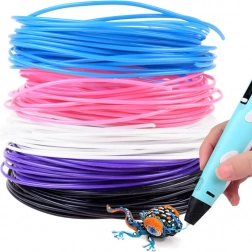 Náhradní náplně do 3D pera – sada 5 barev – Varianta B