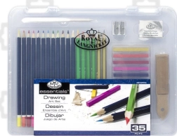 ROYAL & LANGNICKEL kreslicí sada v plastovém boxu, 35 dílů
