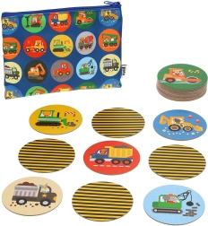 Petit Collage Pexeso Stavební Stroje