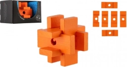 Dřevěný hlavolam BrainTwister do krabičky 8 × 5 × 5 cm