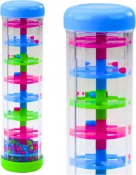 Senzorická trubka s barevnými kuličkami 20 cm