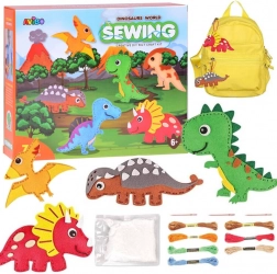 filcová kreativní sada na šití dinosauři – DIY svět dinosaurů