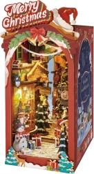 Ručně vytvořená vánoční ulička Zarážka na knihy