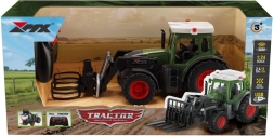 RC traktor s kleštěmi na balíky 2.4 GHz 1:24