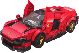 Stavebnice sportovní auto červené 306 dílků