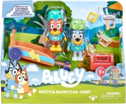Figurky Bluey Gokart se 2 figurkami pejsků