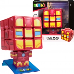 Kostka Rubik 3x3 CUBERS MARVEL Iron Man se stojánkem