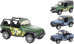 Vojenské kovové auto 11 cm