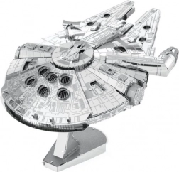 metal earth 3d puzzle star wars: millennium falcon iconx – kovový model na stojánku