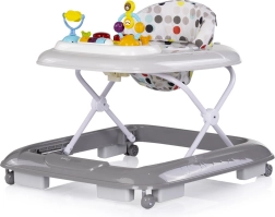Interaktivní chodítko pro miminka Baby Steps Grey CHIPOLINO