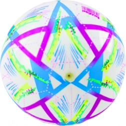 Gumový míč fialový s výraznými vzory 24 cm