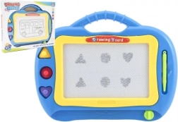 Magnetická kreslicí tabulka pro děti, plastová, 2 barvy