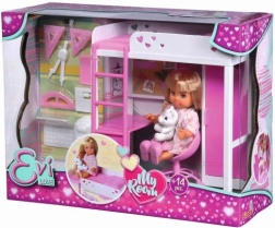 Evi Love můj pokoj – loftová postel s psacím stolem a doplňky