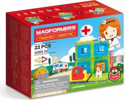 Magformers Městečko: Nemocnice - 22 dílků