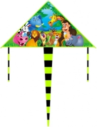 Létající drak Safari z nylonu 125 × 63 cm