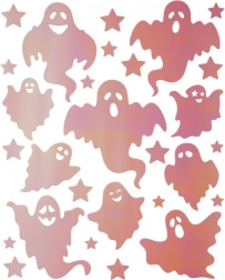 Naprasovací nálepky na oblečení Ghosts