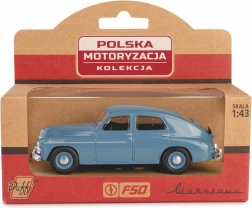 model auta warszawa m20 – kovový retro sedan v měřítku