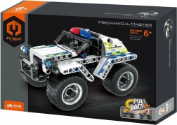 Stavebnice iM.Master policejní auto na zpětné natažení, 199 dílků