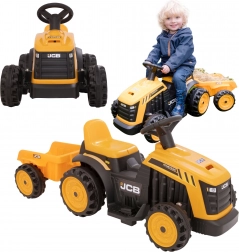 EVO dětský elektrický traktor JCB s přívěsem