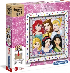 Puzzle CLEMENTONI Frame Me Up DISNEY princezny 60 dílků