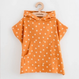 Dětské mušelínové pončo New Baby Feeling Animal XS 35 cm