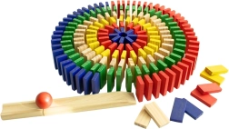 Dřevěné barevné domino 400 dílků 2Kids Toys