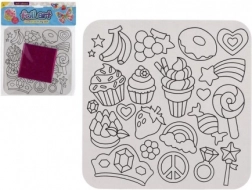 Kreativní sada kouzlení s fóliovými obrázky třpytivé