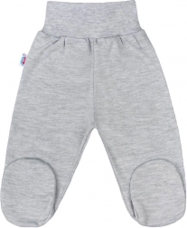 Dětské polodupačky New Baby Classic II šedé 62 (3–6 měsíců)