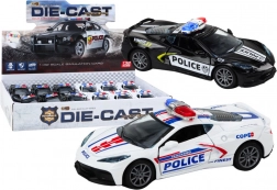 Kovové policejní autíčko 1:32 s náhonem