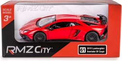 Kovový model auta Lamborghini Aventador Superveloce 1:36 červený – RMZ City