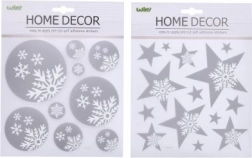 Dekorace na zeď nebo okno – Vánoční motivy 22,9x18,5 cm