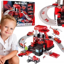 Woopie Hasičské parkoviště se záchranným garáží, 43 dílů